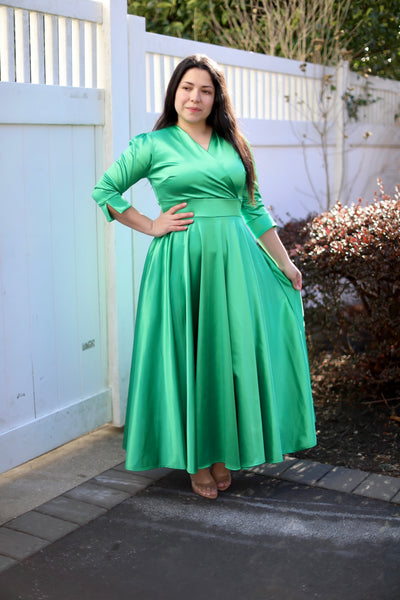 Cloe Apple Green Maxi Dress