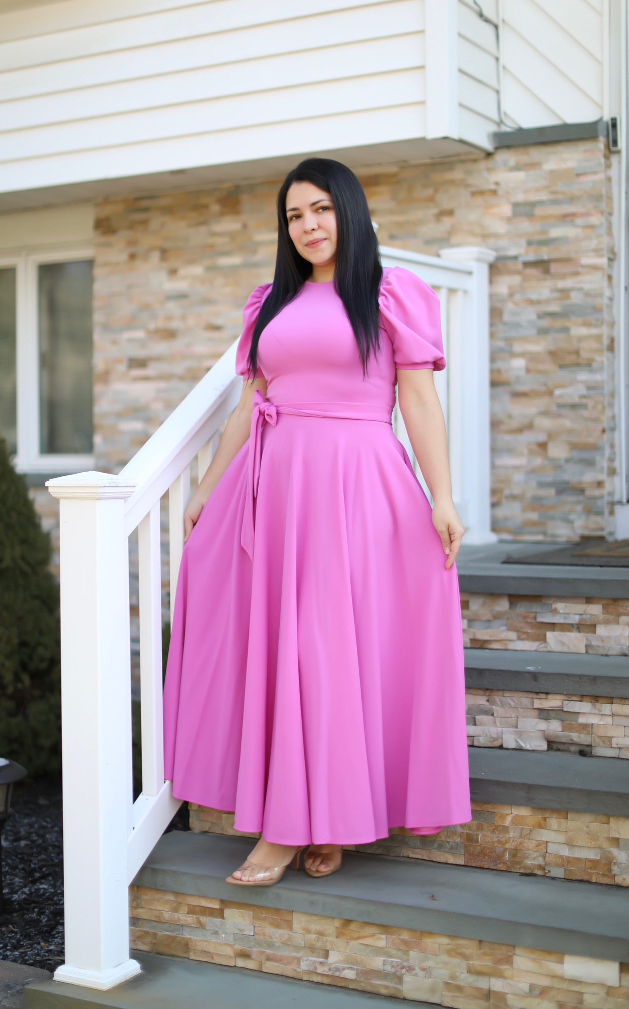 Litzy Pink Maxi Dress