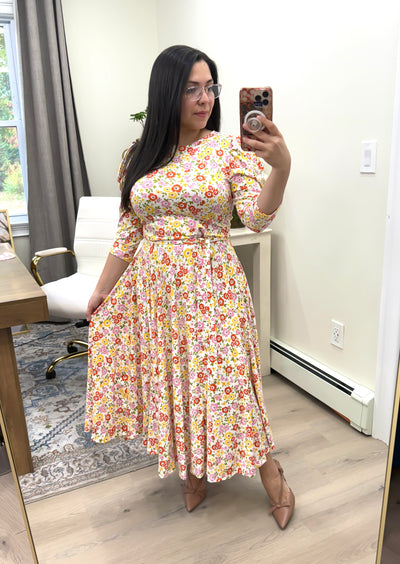 Kaise Floral Midi Dress