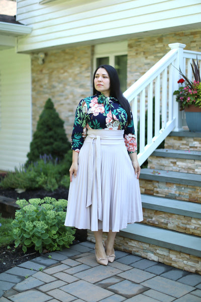 Floral Bow Top