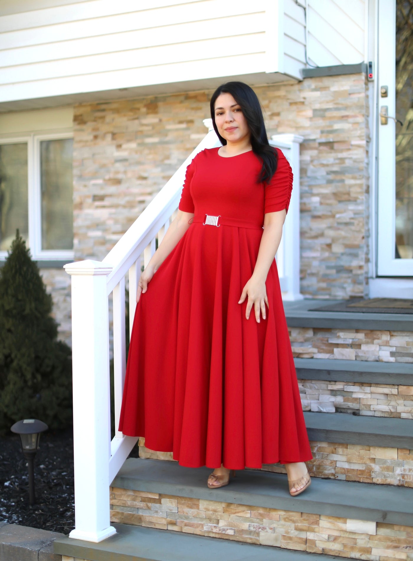 Ilsia Red Maxi Dress