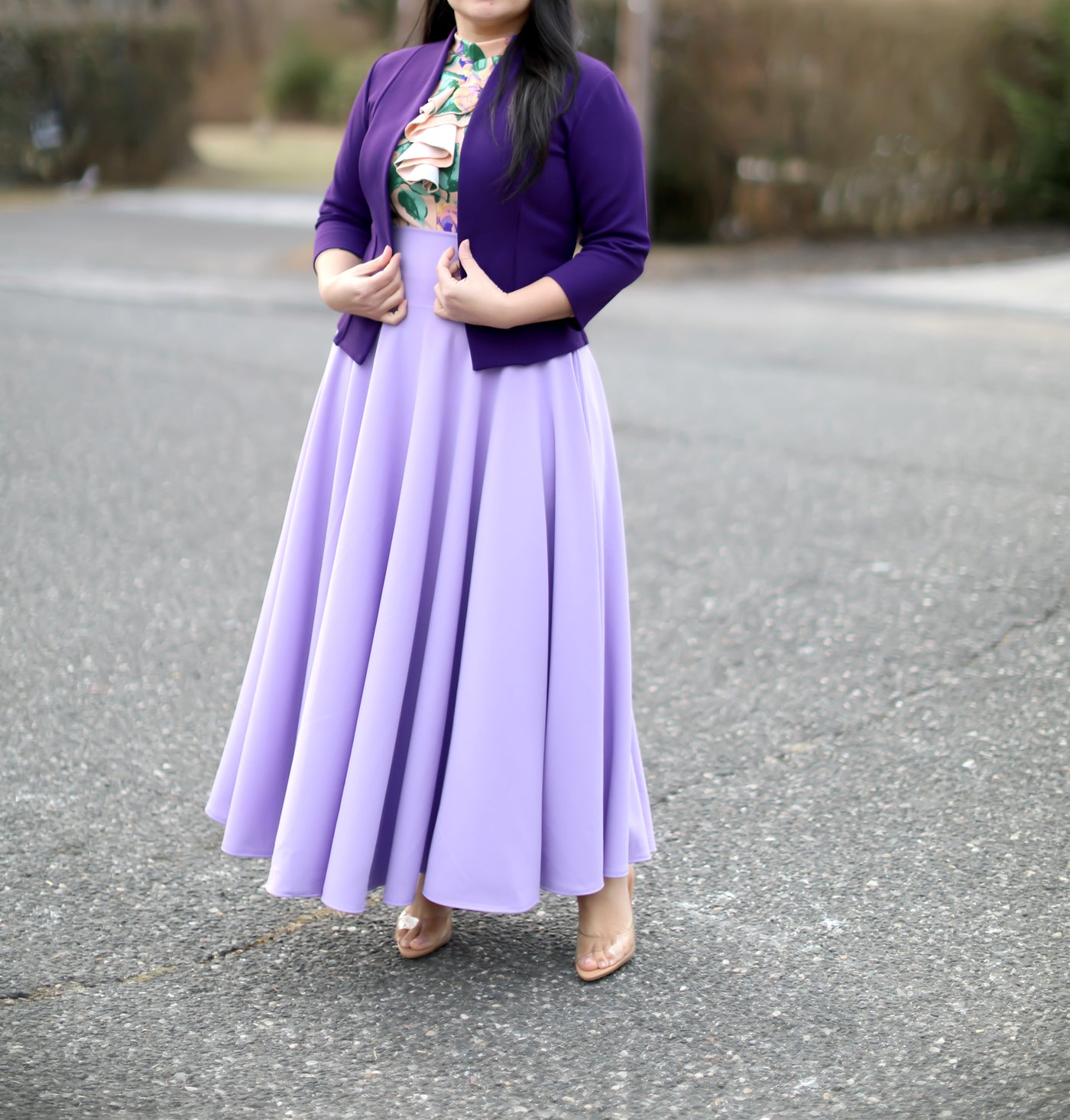 Lilac Maxi Skirt