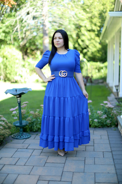 Royal Blue Claires Maxi Dress
