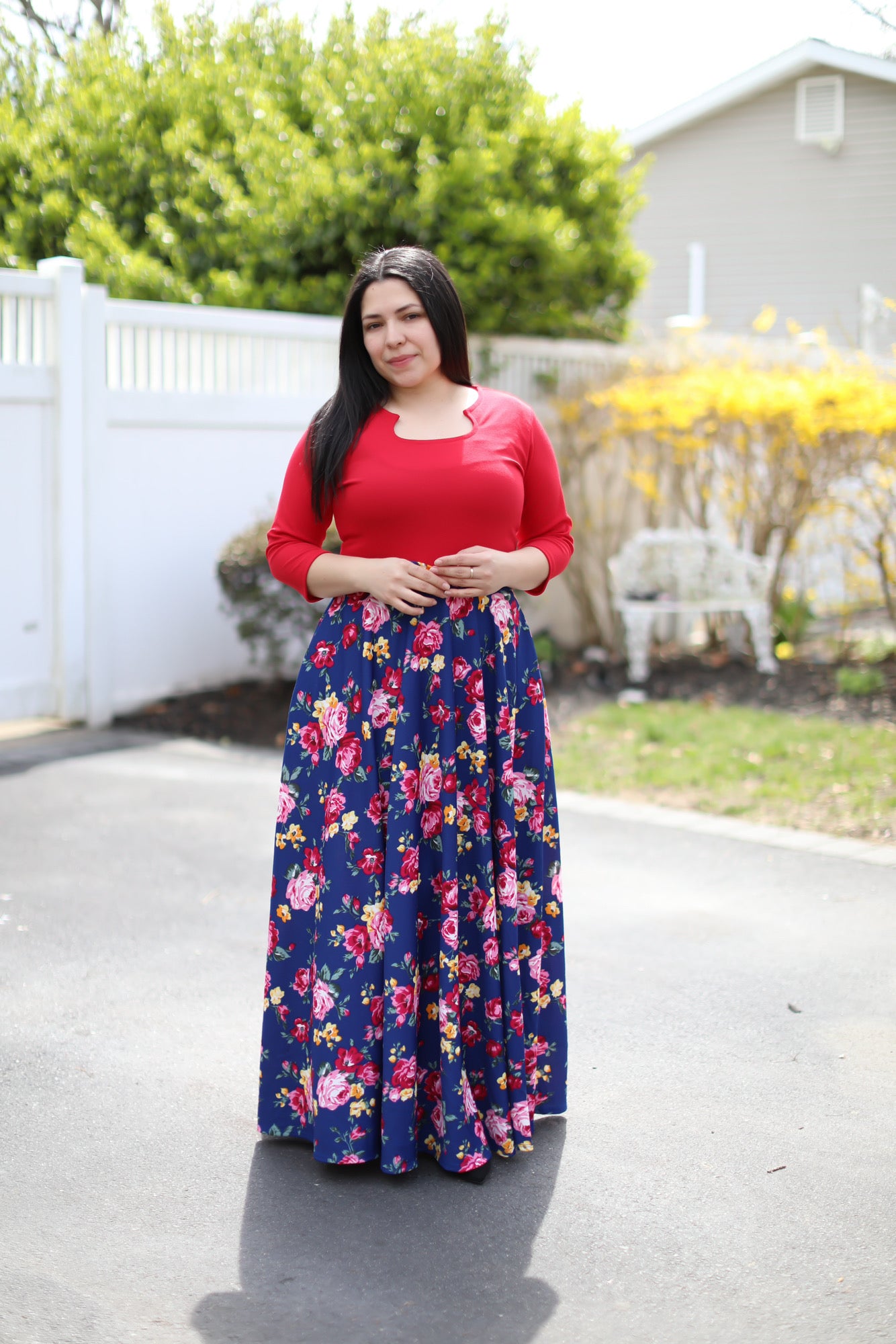 Patricia 4th of July Maxi Dress – Beauty In Modesty Boutique