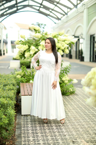 Regina White Maxi Dress