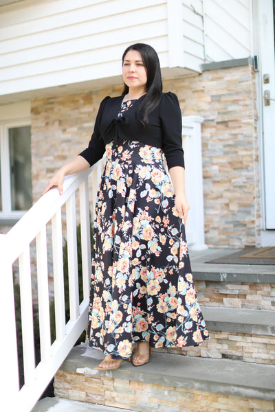 Eunice Black Maxi Dress