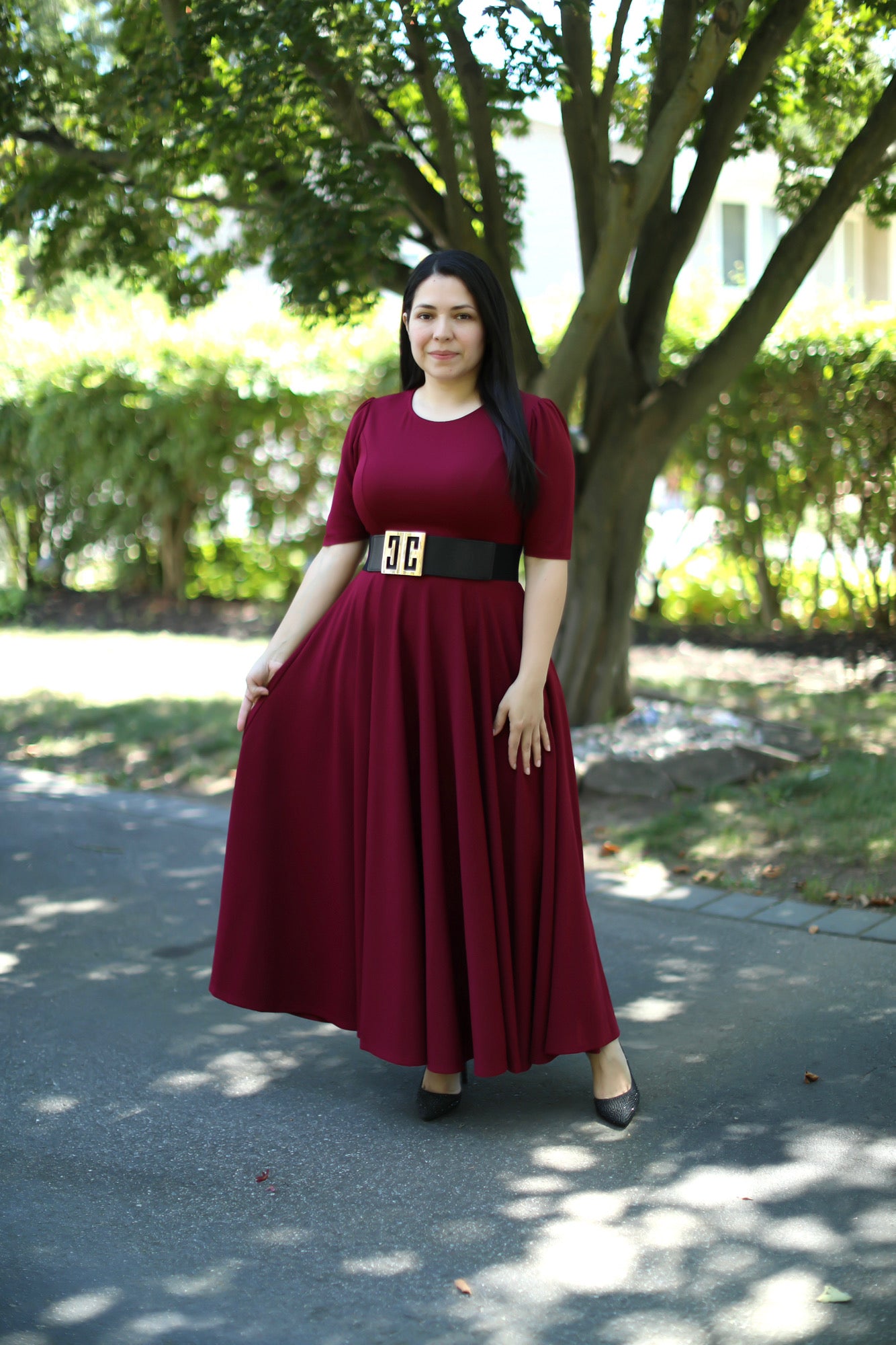 Burgundy Maxi Dress