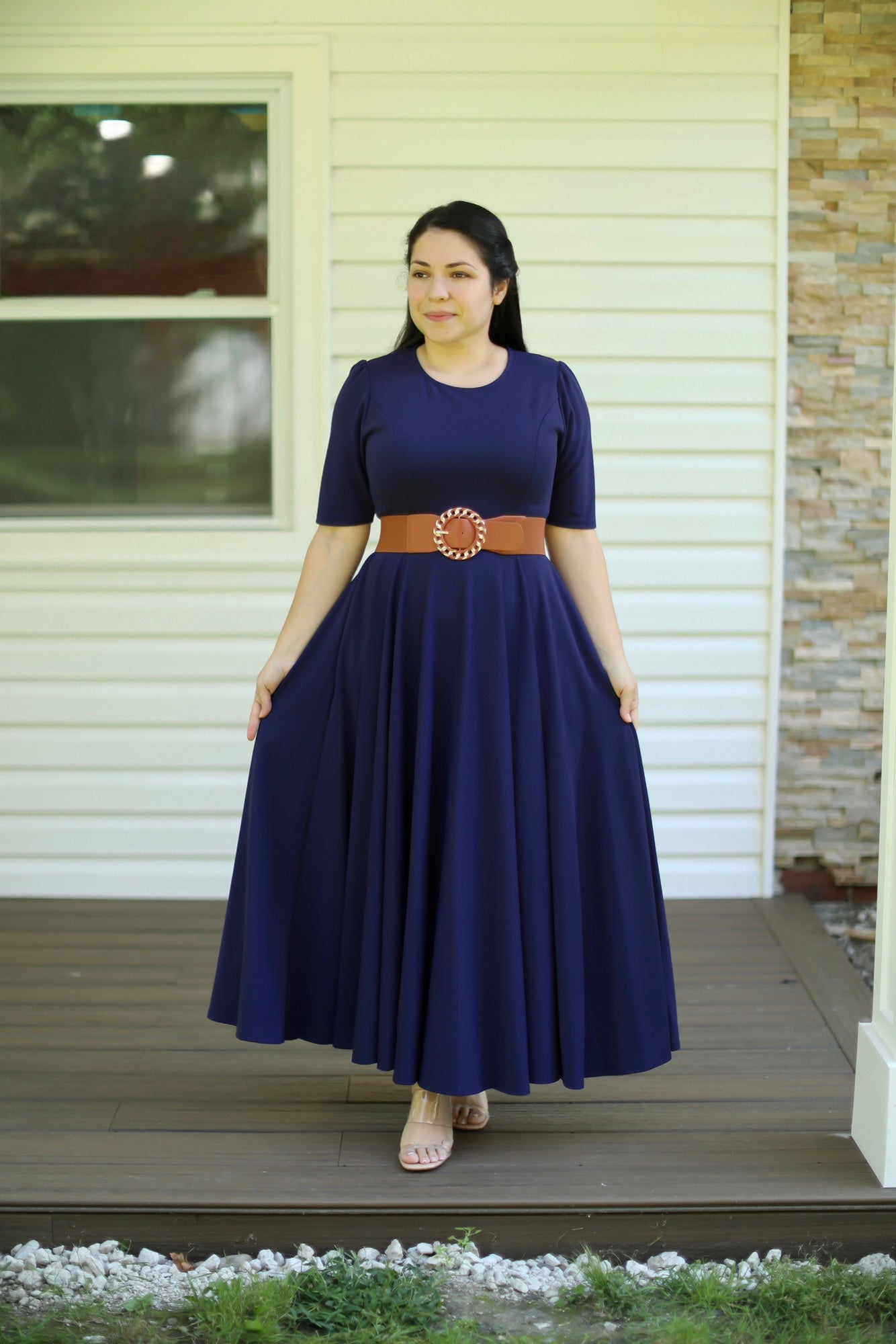 Navy Maxi Dress