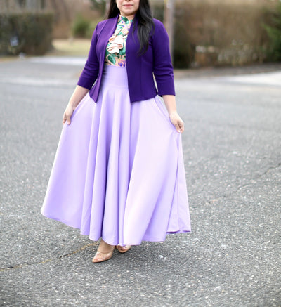 Lilac Maxi Skirt