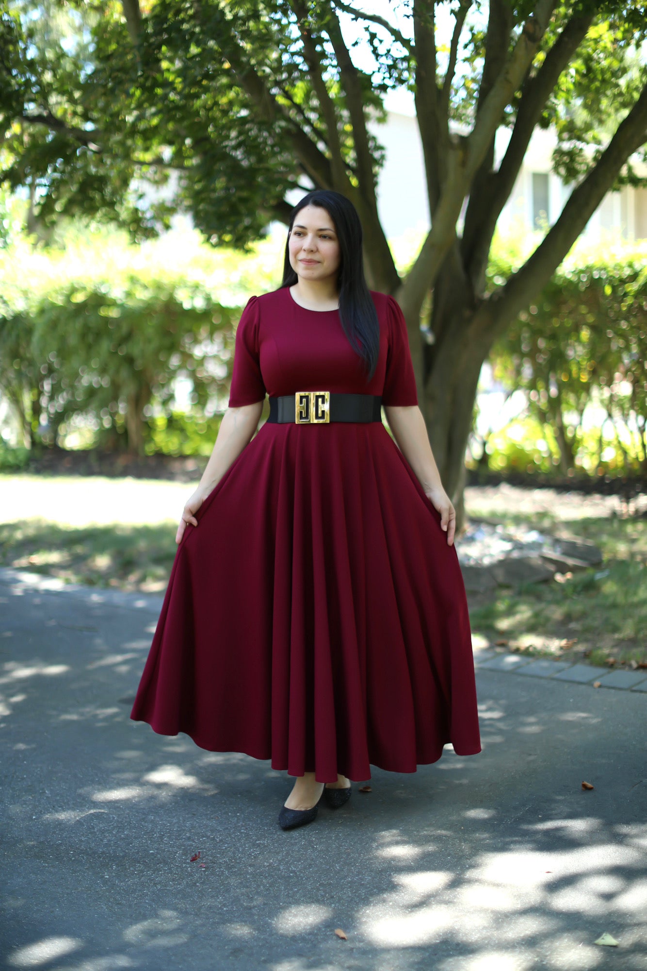 Burgundy Maxi Dress