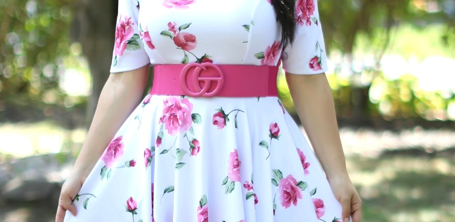 Fuscia G Belt