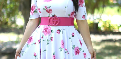 Fuscia G Belt