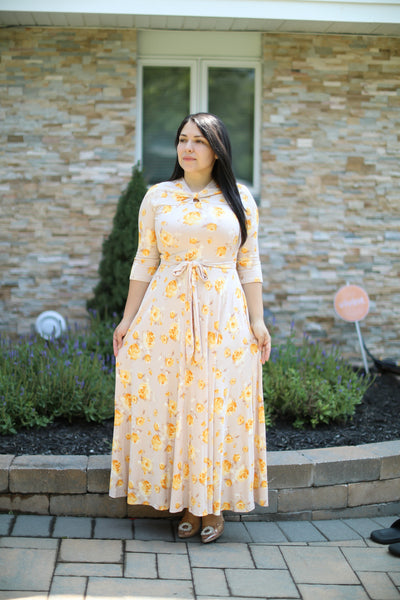 Soft Gold Maxi Dress