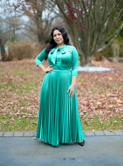 Raquel Verde Maxi Dress