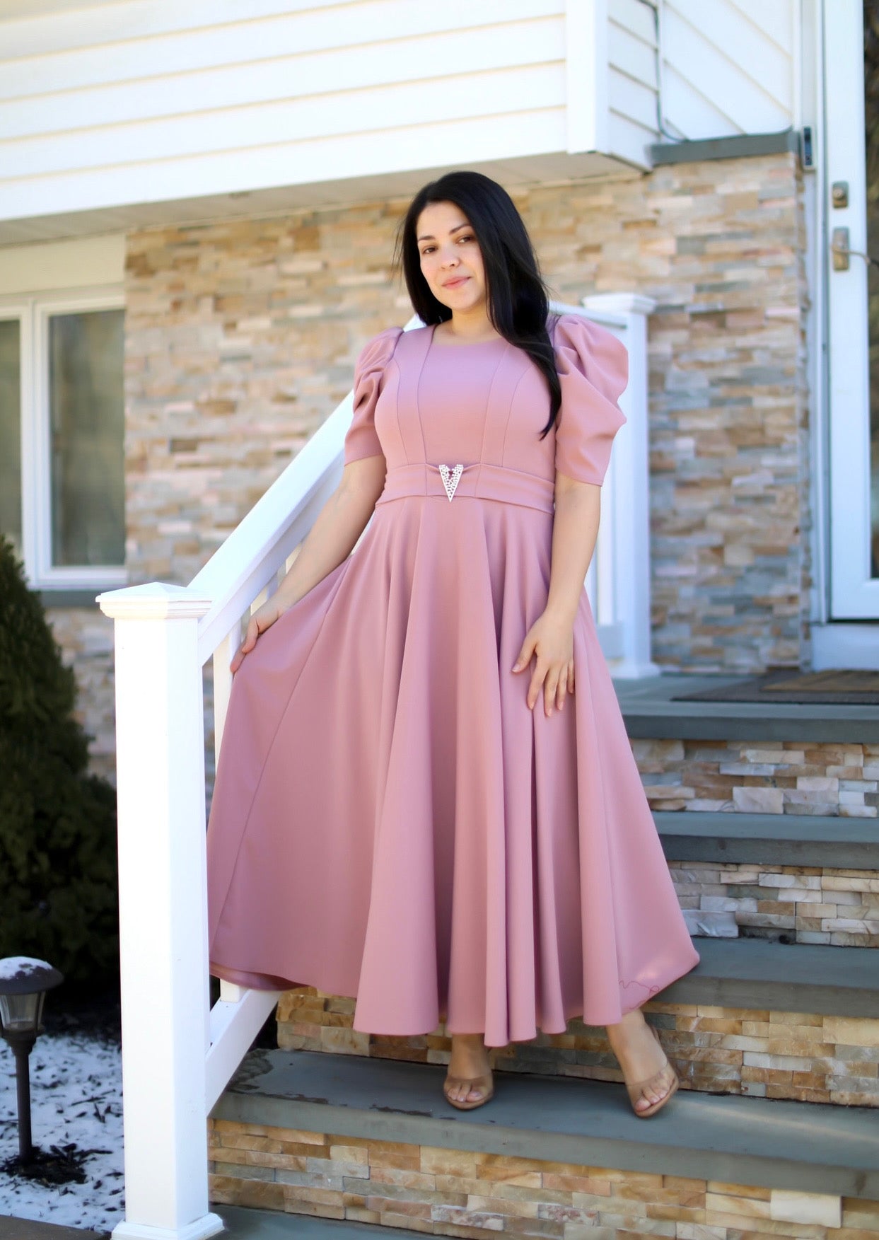 Sheika Pink Maxi Dress