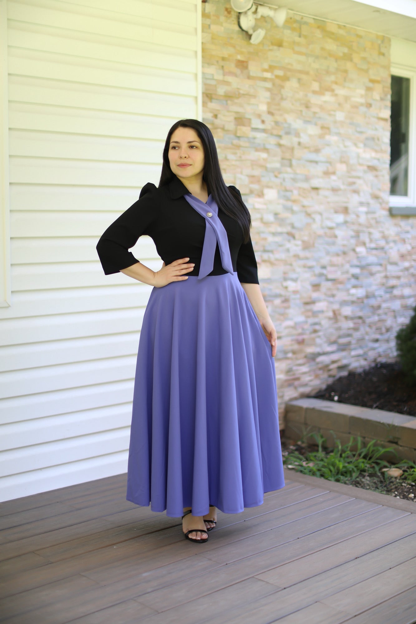 lavender black tie dress / Blue Maxi – Beauty In Modesty Boutique Red Sequin and Pearl-Embellished neckline highlight the intricately vibe-goth Size:Custom Made