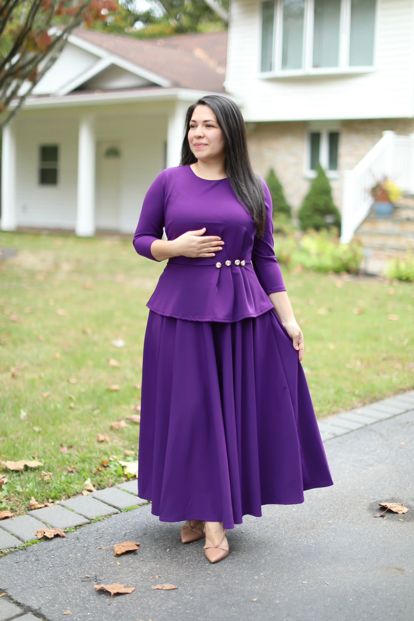 Hope Purple Maxi Dress