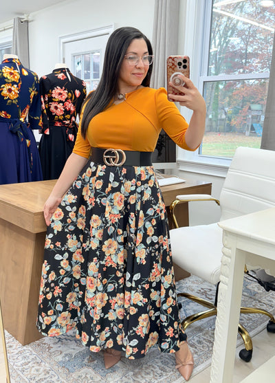 Moroccan Mustard Maxi Dress