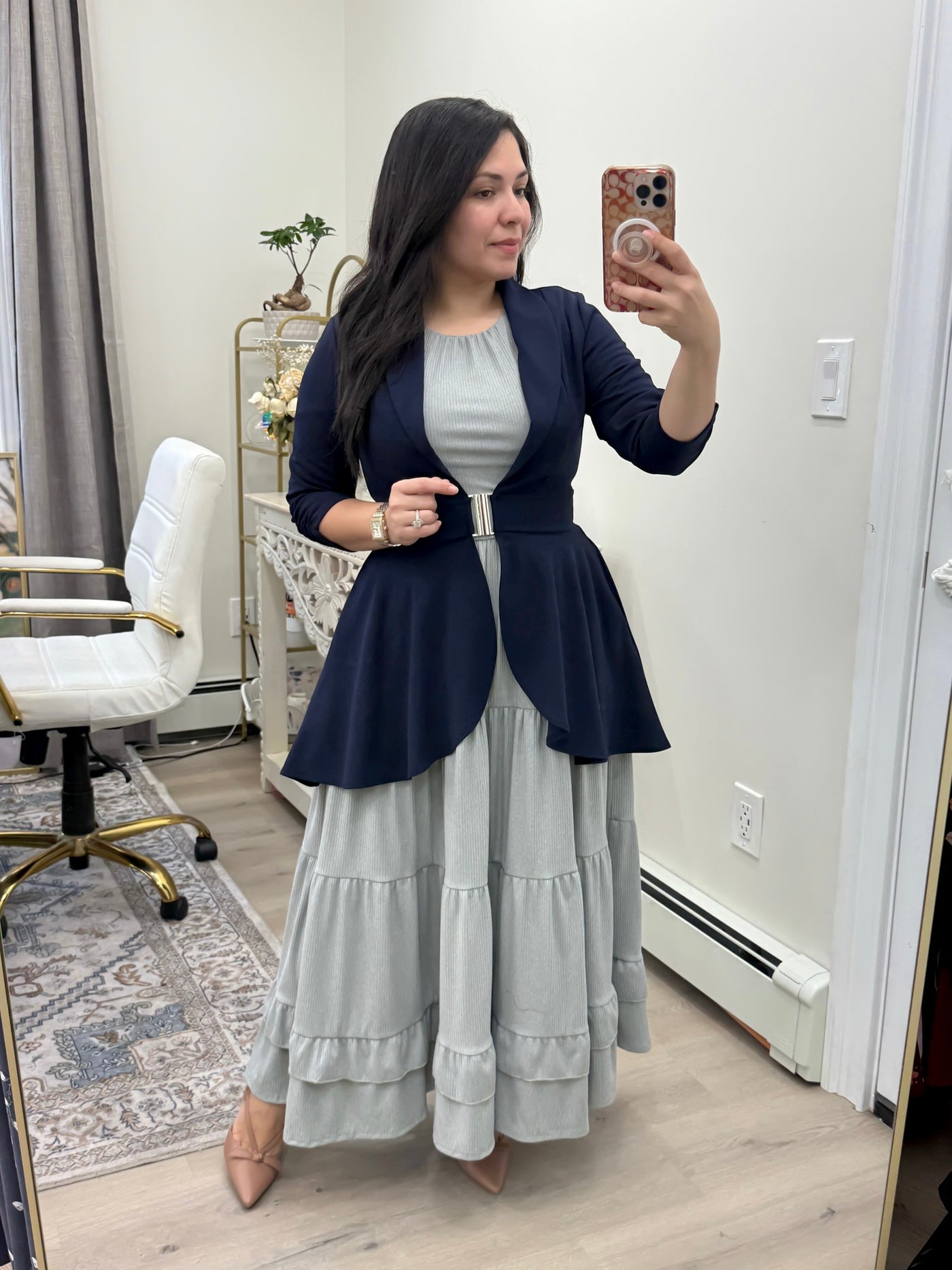Light Grey Soft Maxi Dress