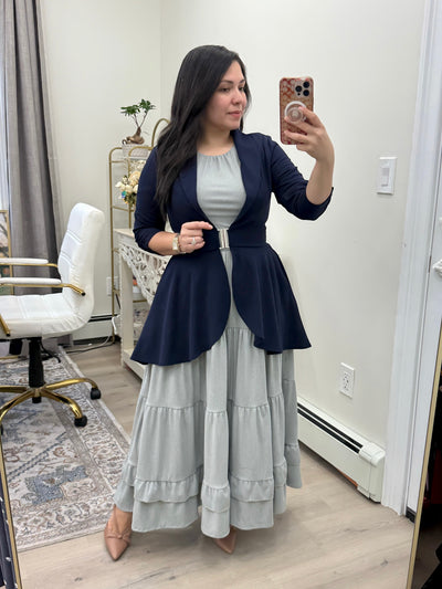 Light Grey Soft Maxi Dress
