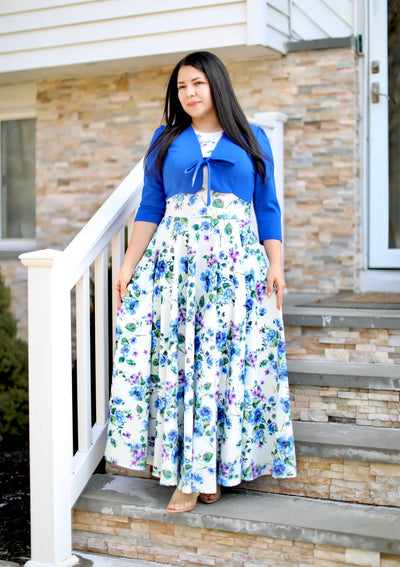 Eunice Royal Blue Maxi Dress