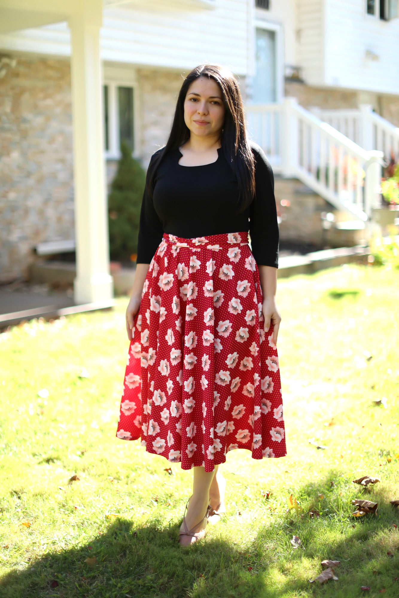 Patricia Blossoms Midi Dress