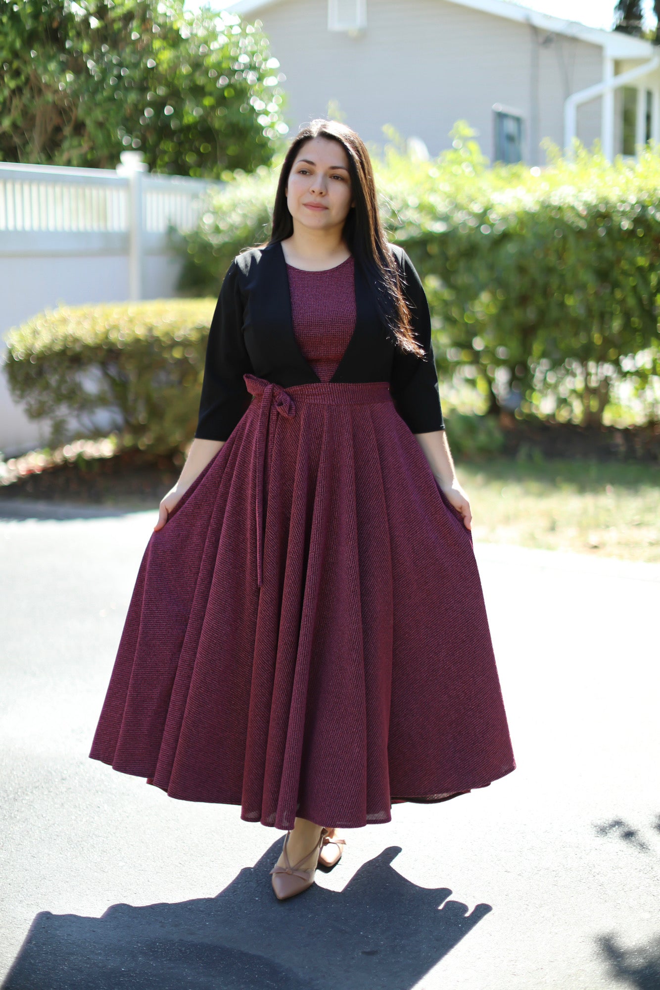 Diamond Black Maxi Dress