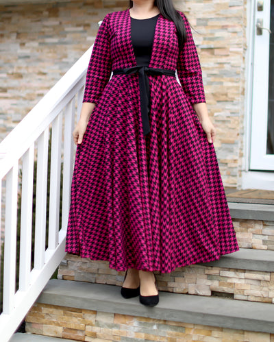 Eli Fuscia Maxi Dress