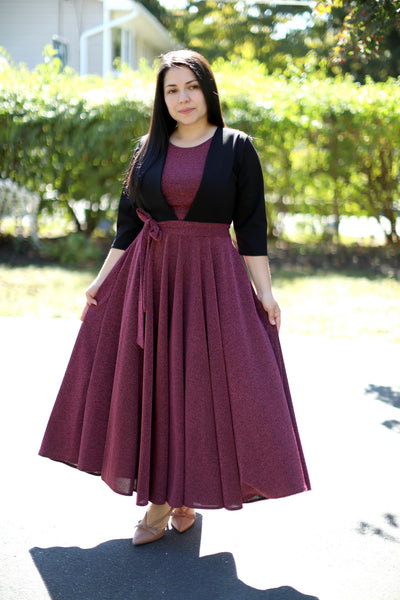 Diamond Black Maxi Dress
