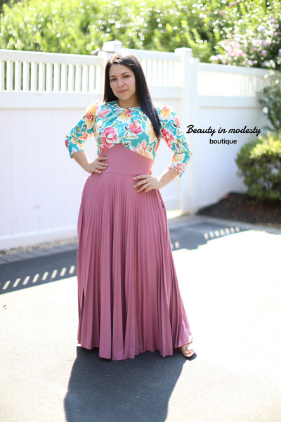 Lilibeth Celeste Rose Maxi Dress