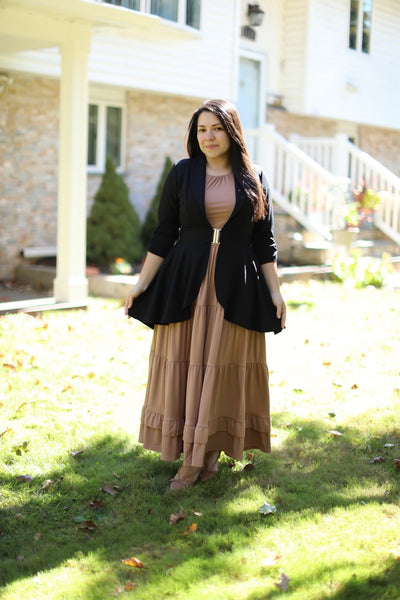 Black High Low Blazer