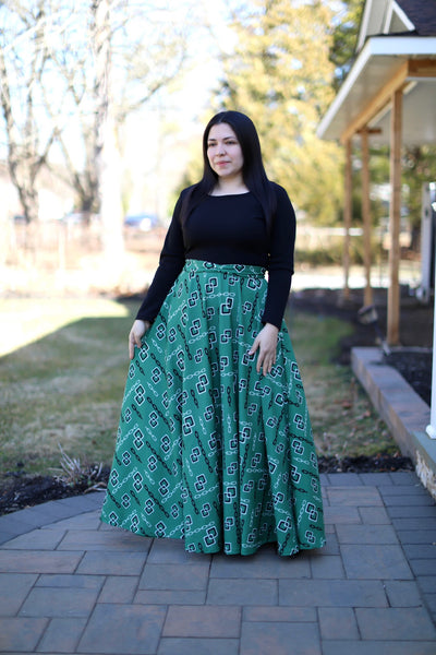 Claudia Emerald Teal Maxi Dress