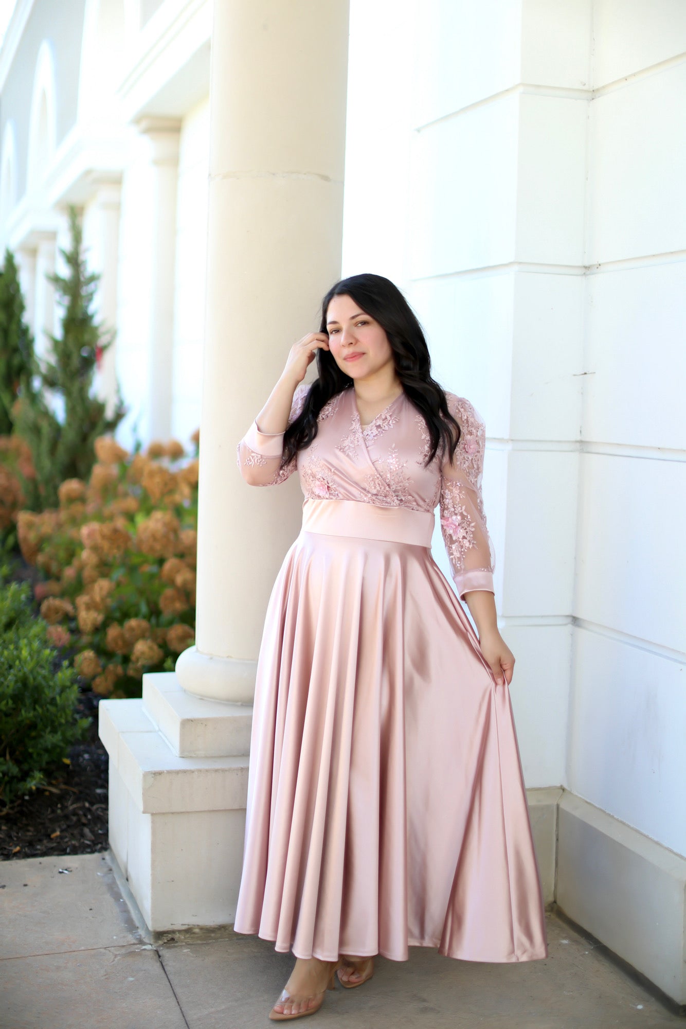 Sofia Rose Lace Maxi Dress