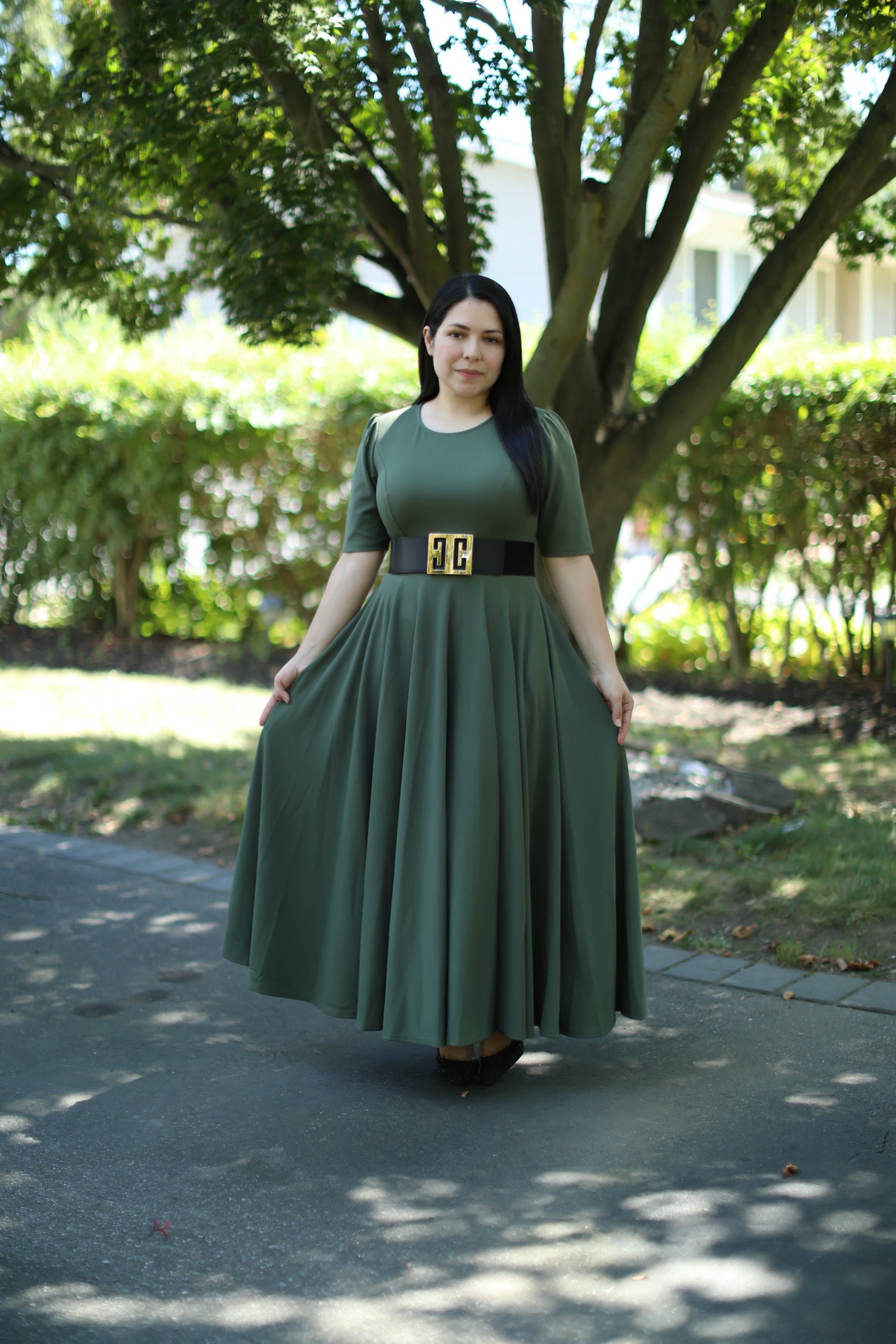Olive Green Maxi Dress