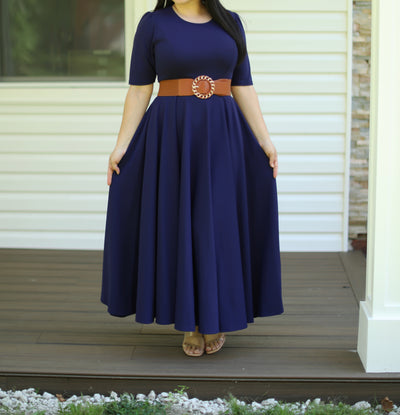 Navy Maxi Dress