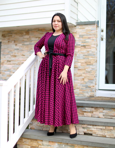 Eli Fuscia Maxi Dress