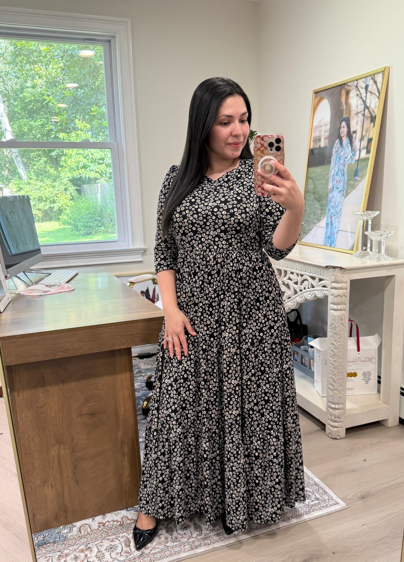 Soft Little Flowers Maxi Dress