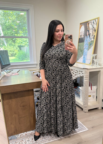 Soft Little Flowers Maxi Dress