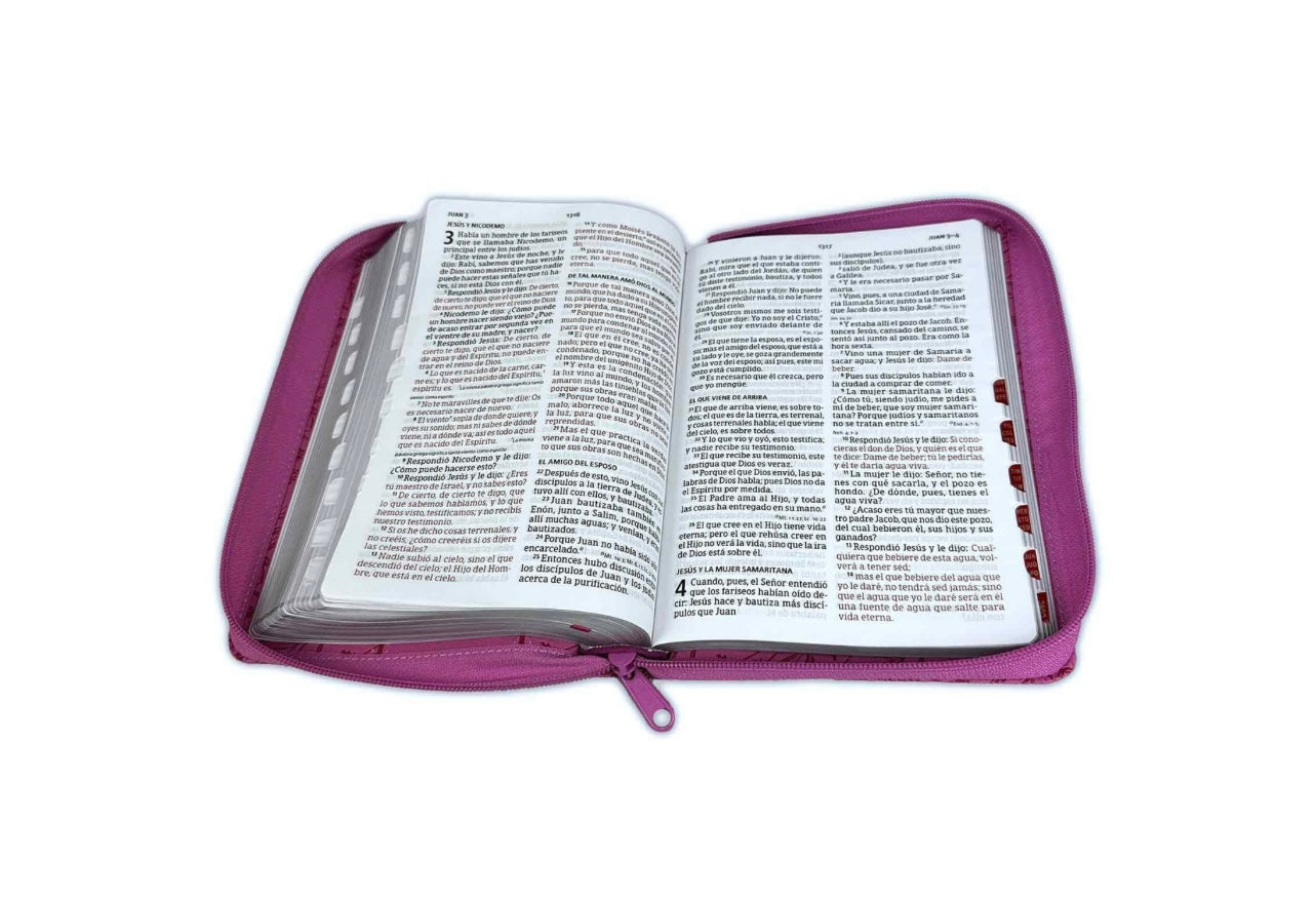 Biblia Fuscia Relieve