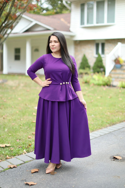 Hope Purple Maxi Dress