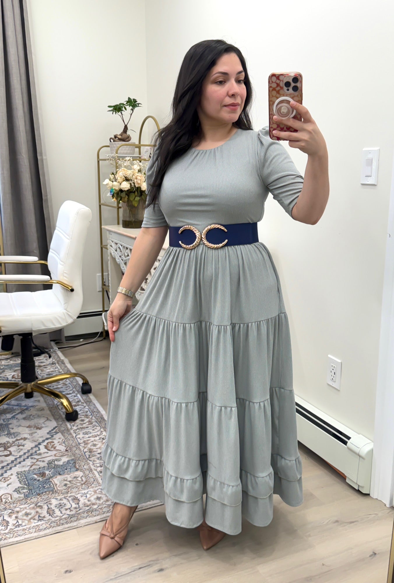 Light Grey Soft Maxi Dress