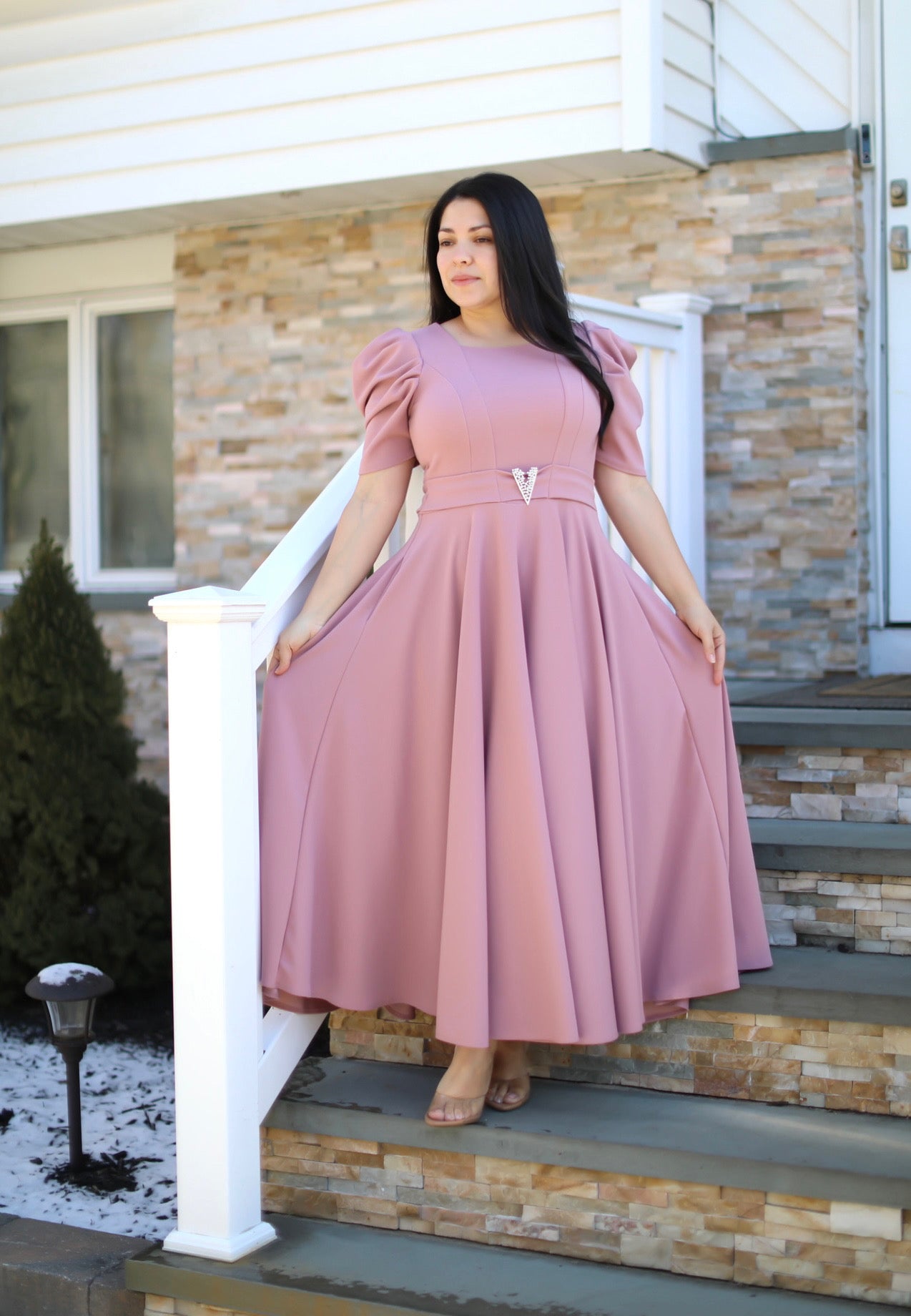 Sheika Pink Maxi Dress