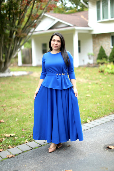 Hope Royal Blue Maxi Dress