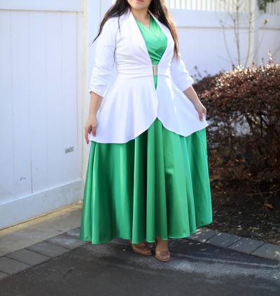 Cloe Apple Green Maxi Dress