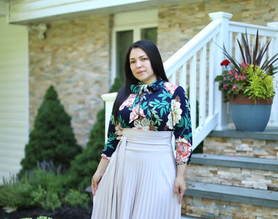 Floral Bow Top