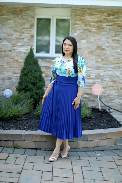 Butterflies Blue Top