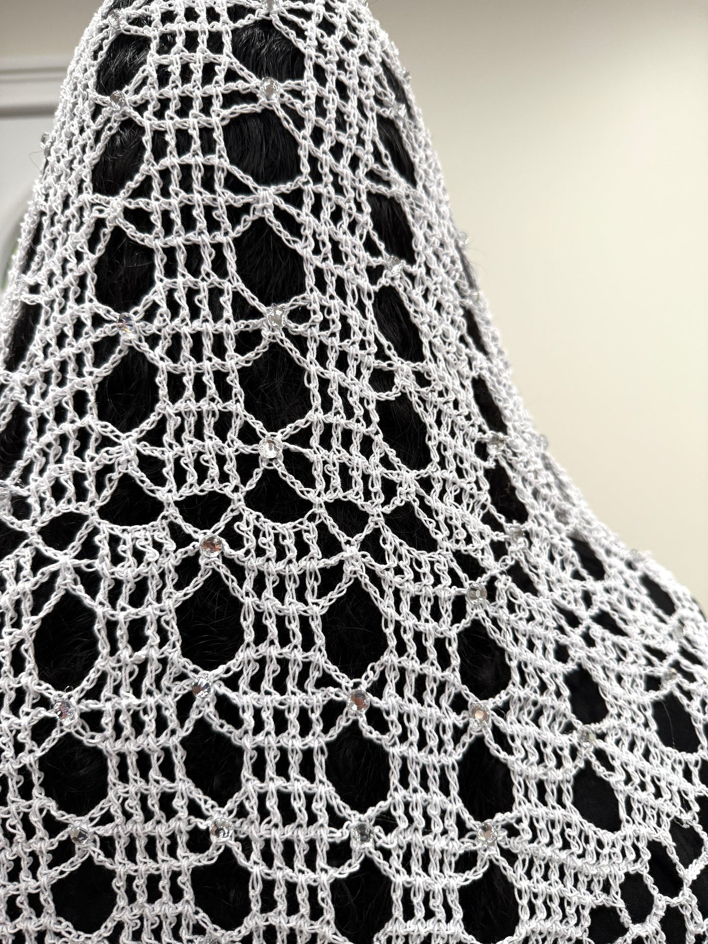 Velo de Crochet Diamante