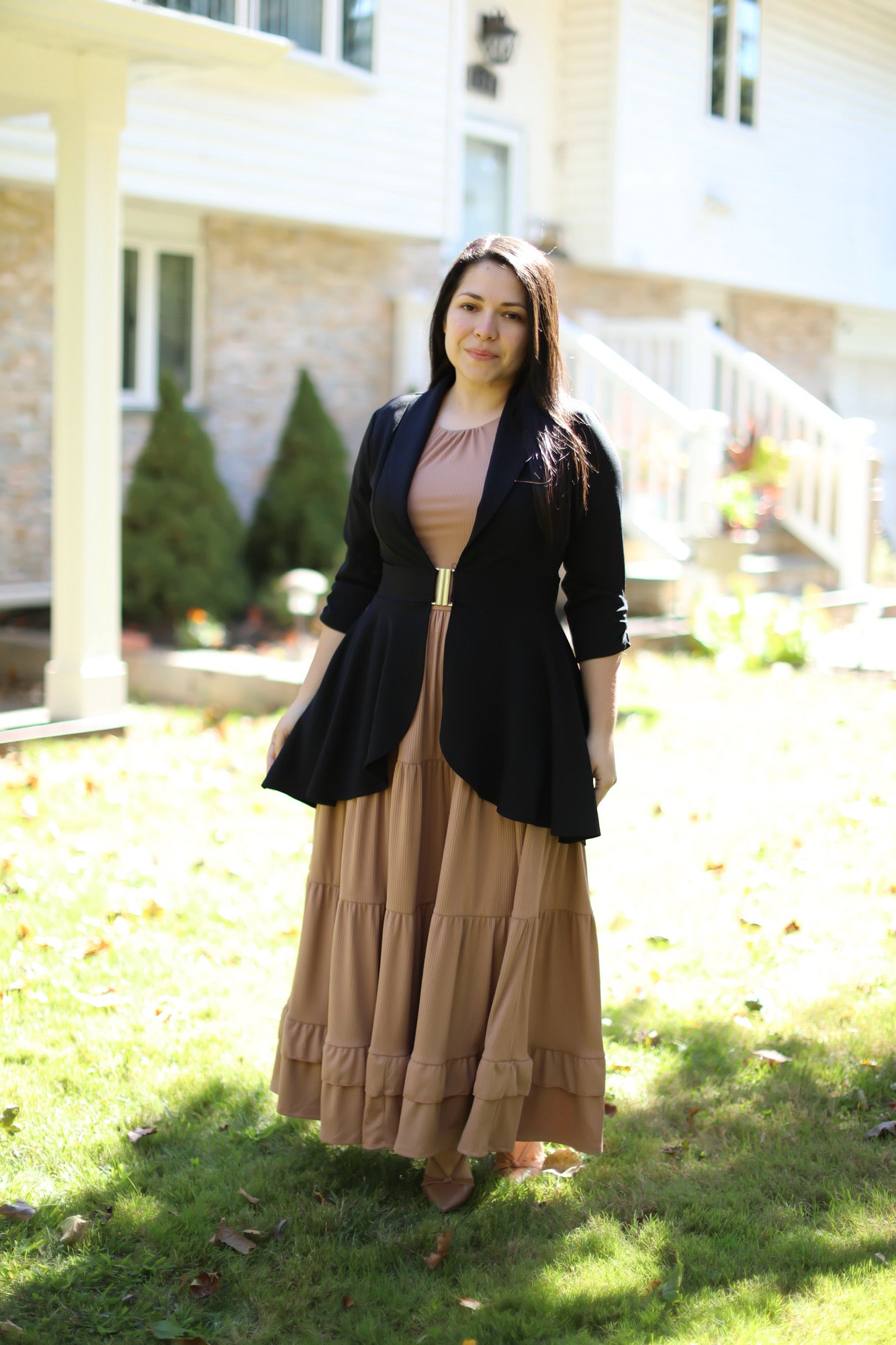 Black High Low Blazer