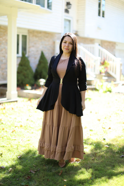 Black High Low Blazer
