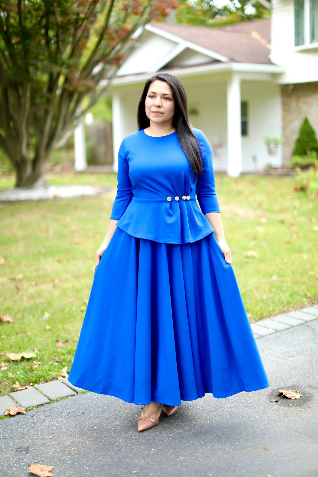 Hope Royal Blue Maxi Dress